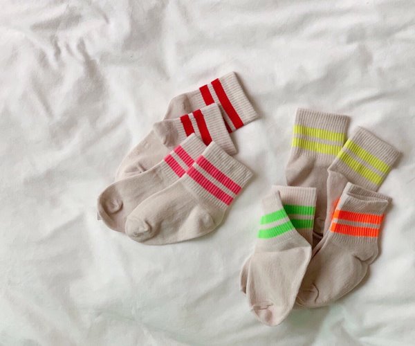 네온 라인 socks - set [5 color]